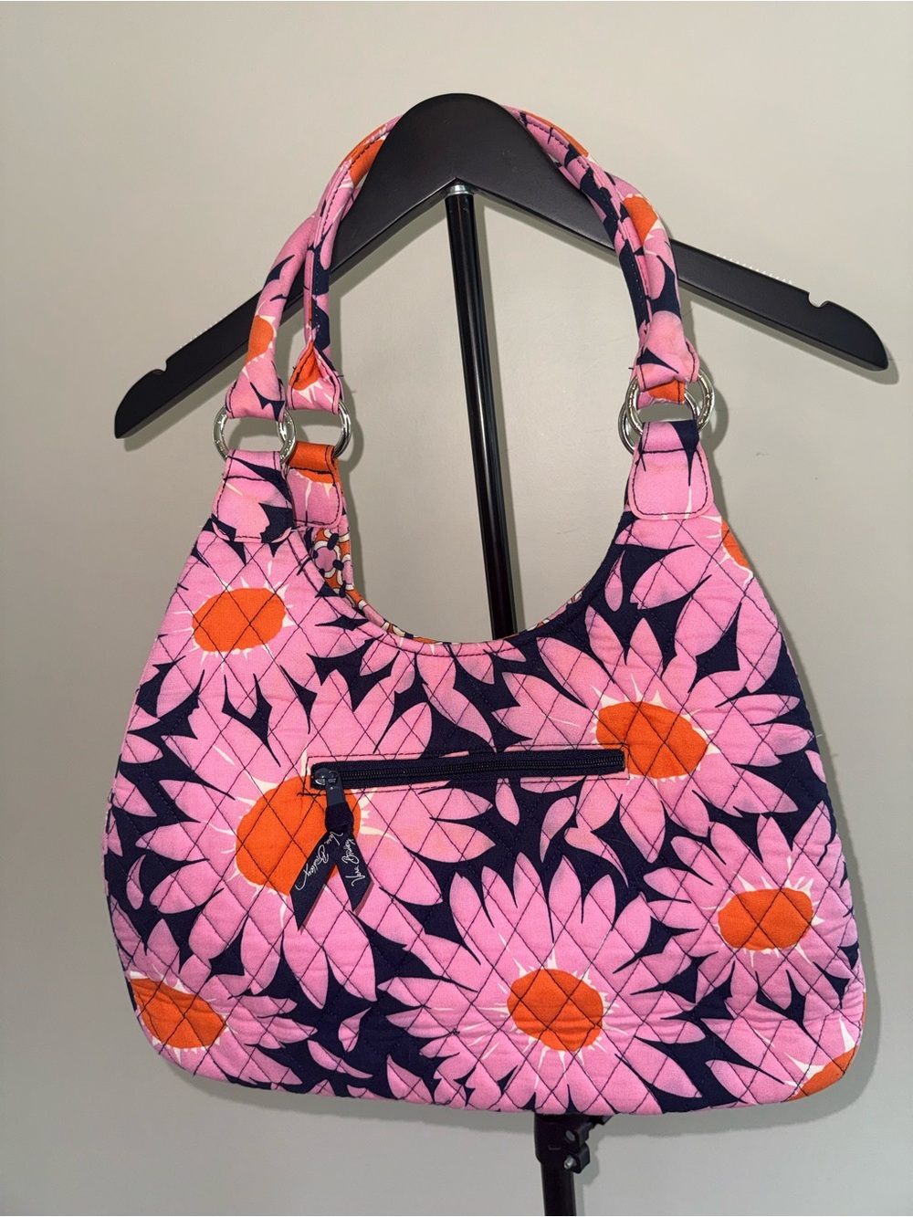 Vera Bradley Pink ‘She Loves Me’ Sunflower Quilted Shoulder Bag - Picture 2 of 7